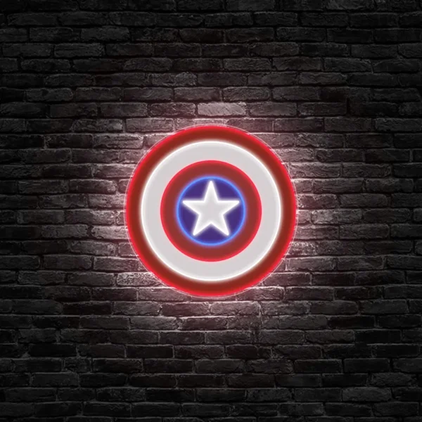 Neón Capitán América