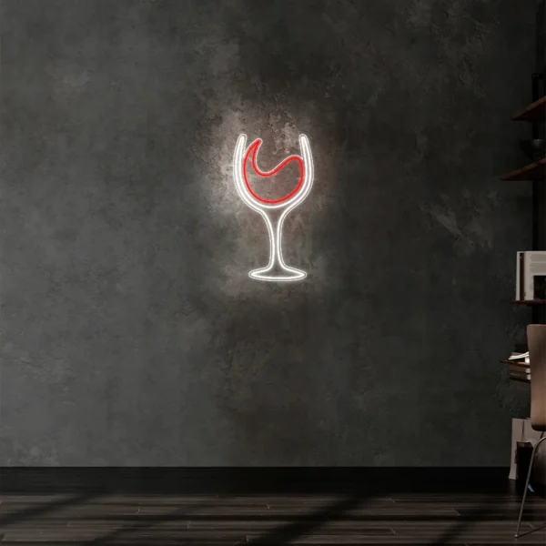 Neón Copa de Vino