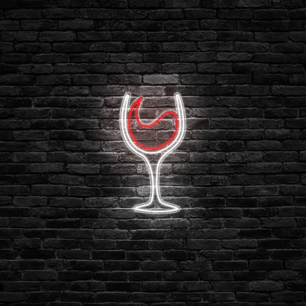 Neón Copa de Vino