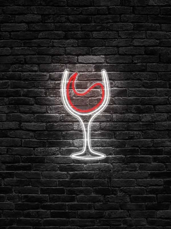 Neón Copa de Vino