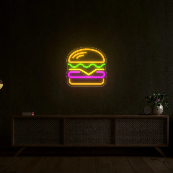 Neón Hamburguesa