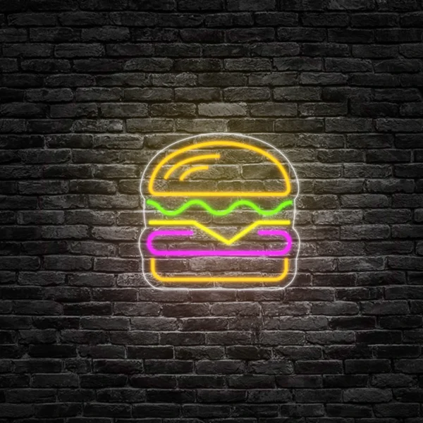 Neón Hamburguesa