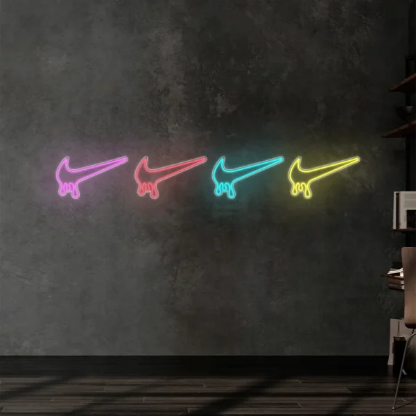 Neon logo Nike